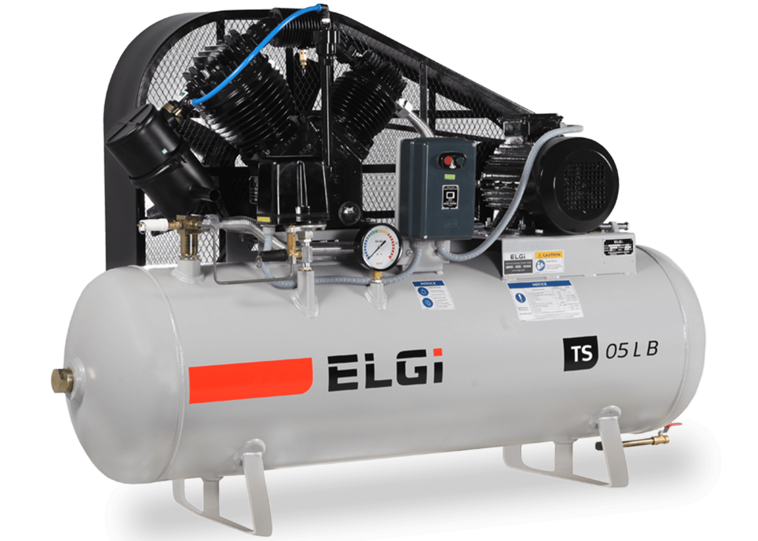 ELGi oil-lubricated Piston Air Compressor Malaysia for reliable industrial compressed air applications.